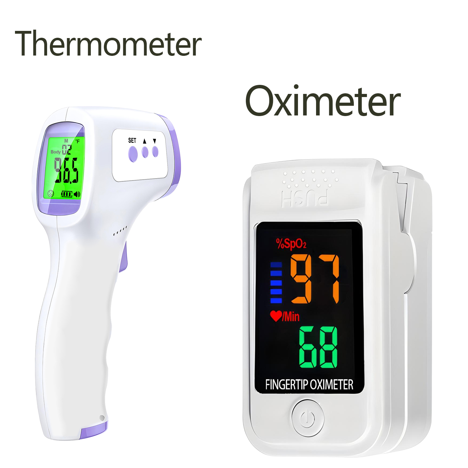 Do Oxygen Meter - Бесконтактный цифровой инфракрасный электронный термометр для