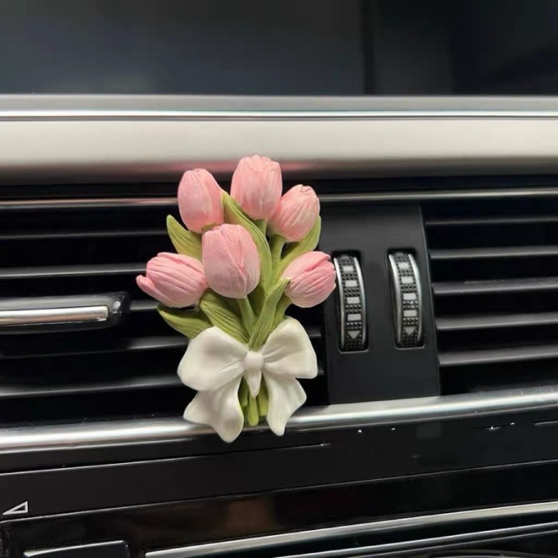 Air Stone Diffuser - Премиальный автомобильный диффузор для ароматерапии, камень-тюльпан,