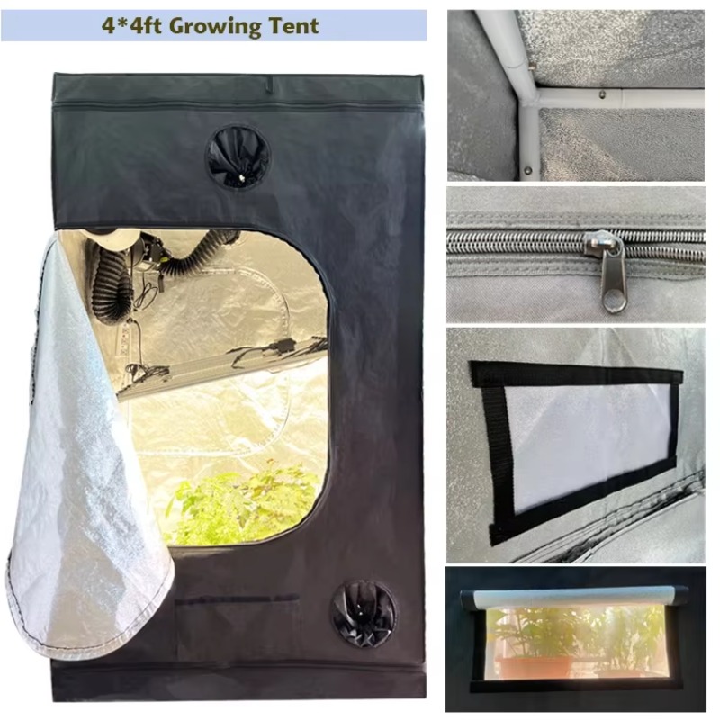 4x4 Палатка для выращивания По – обзор и цена Grow Tent 4X4