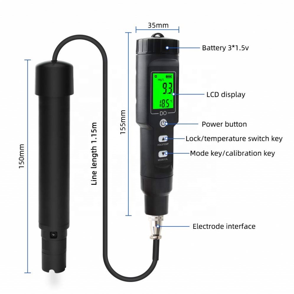 Портативный детектор растворен – обзор и цена Do Oxygen Meter